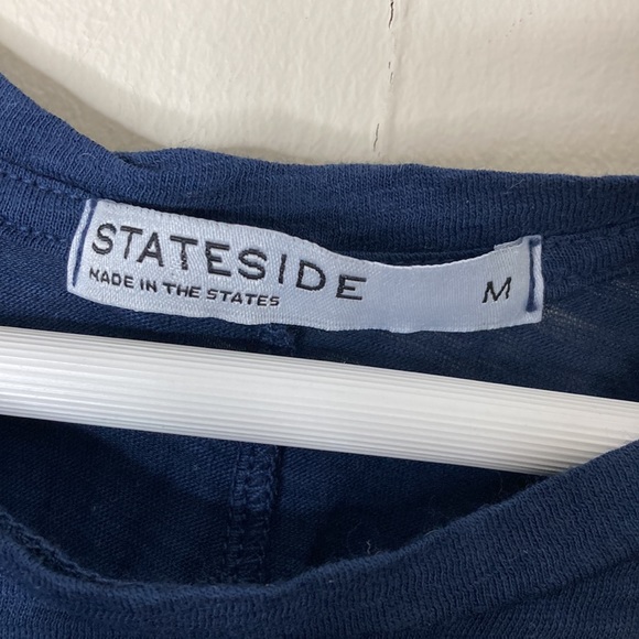 Stateside tissue t navy M NWOT - Picture 2 of 7